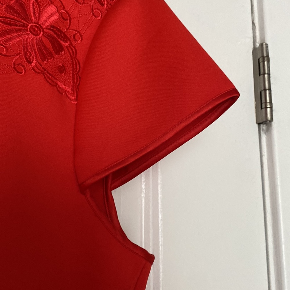 Coral Ted Baker Chesska Dress Size 5 (12) NWT - Picture 4 of 10